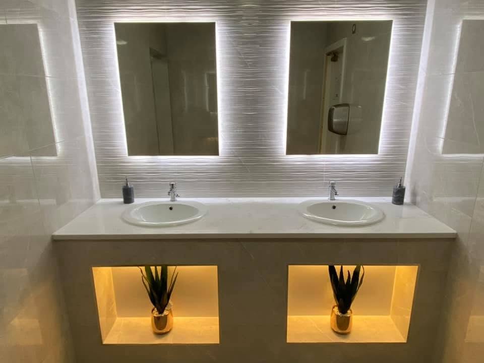Commercial washroom renovation, clubhouse toilets Dublin