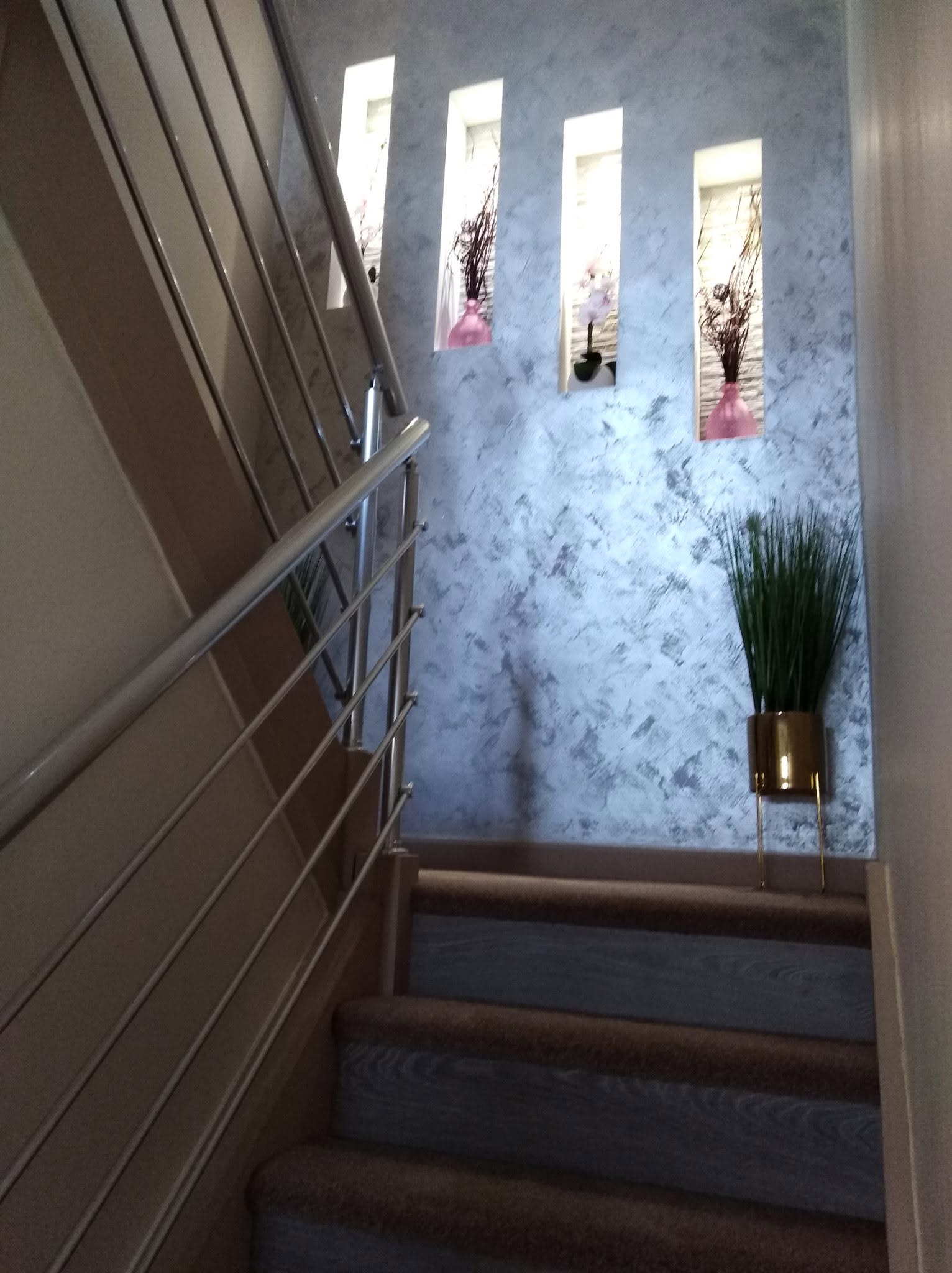 Interior feature wall and staircase renovation Dublin