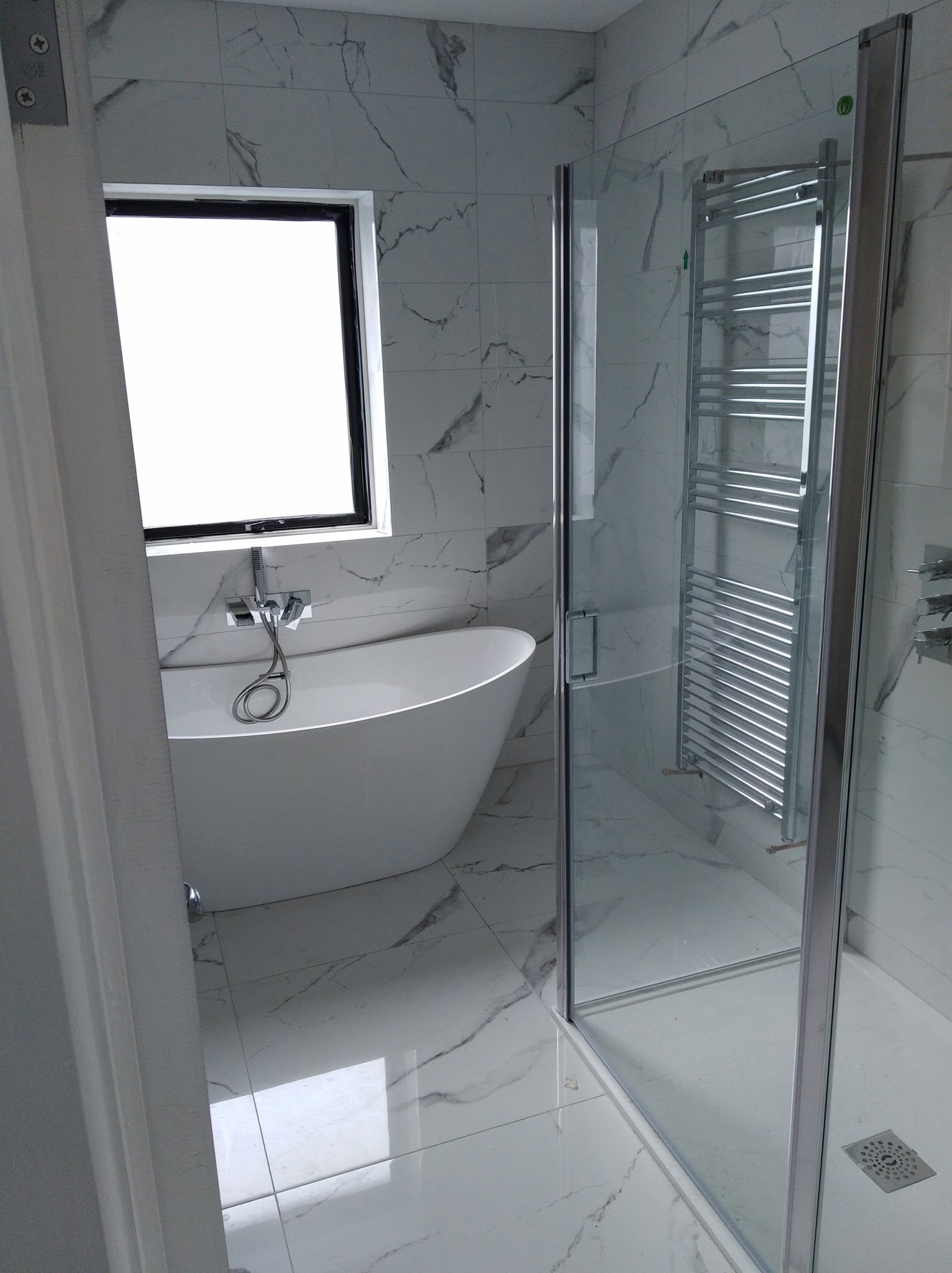 Bathroom refurbishment with freestanding bath, Dublin