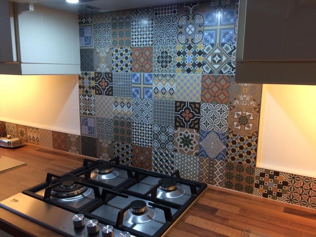 Kitchen splashback tiling installation Dublin